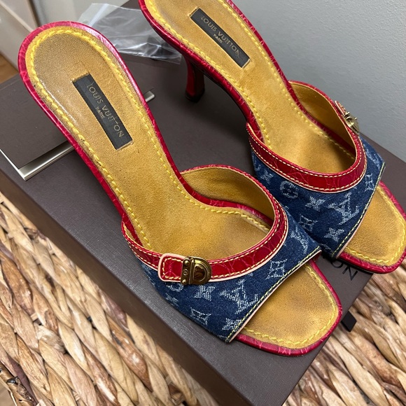 SOLD Louis Vuitton Denim Mule - Picture 2 of 6